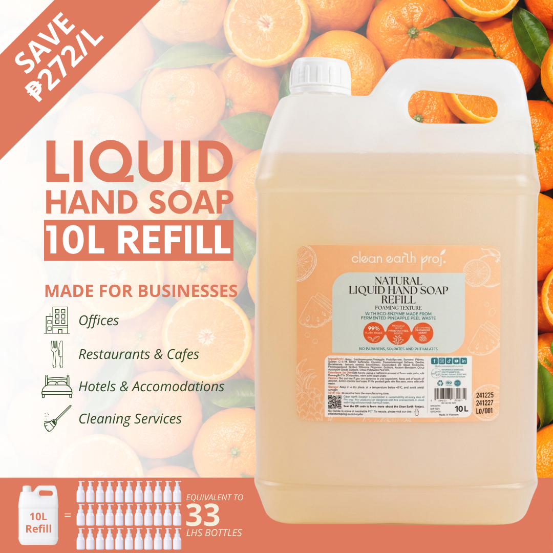 Natural Foaming Liquid Hand Soap Tangerine 10 L