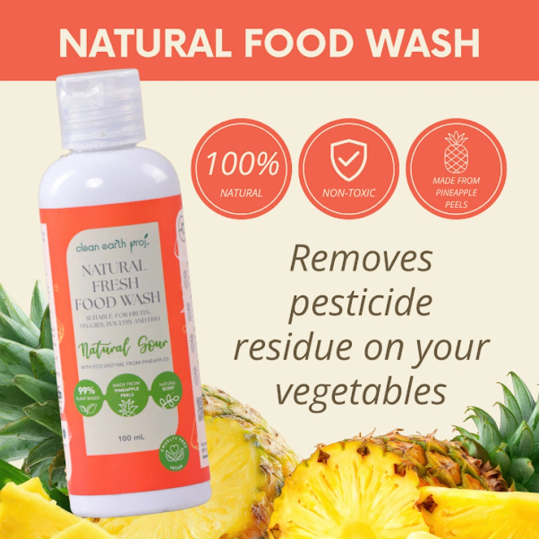 Natural Fresh Food Wash 100ml Natural Sour