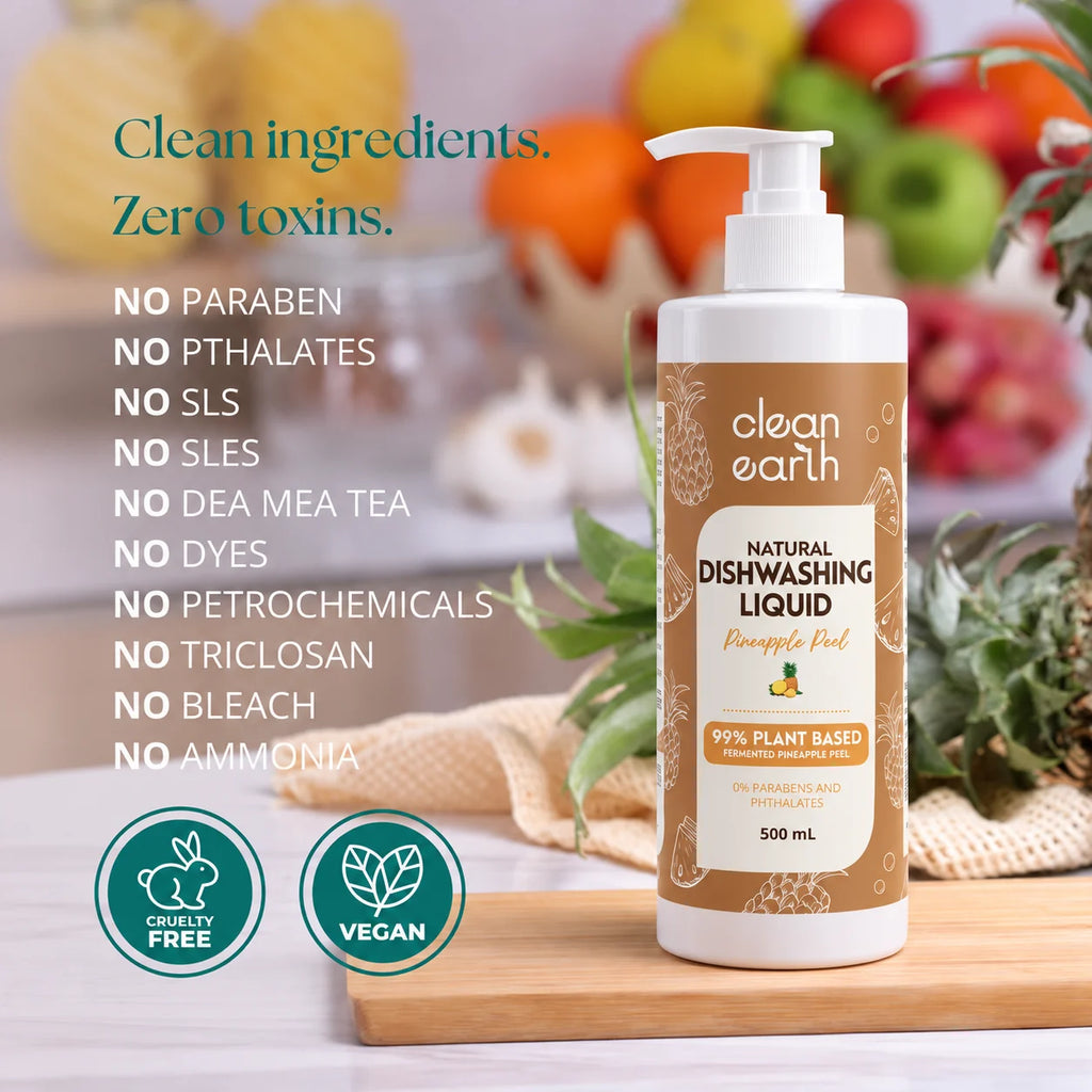 Natural Dishwashing Liquid Pineapple 500ml