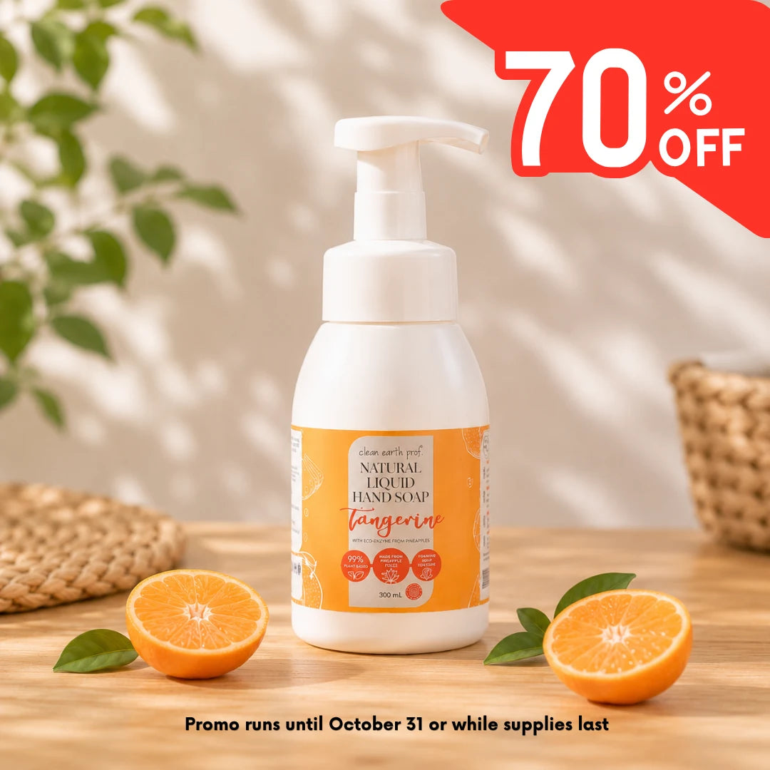 Natural Foaming Liquid Hand Soap Tangerine 300ml