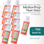Natural food wash 100ml removes pesticides Philippines Clean Earth Project