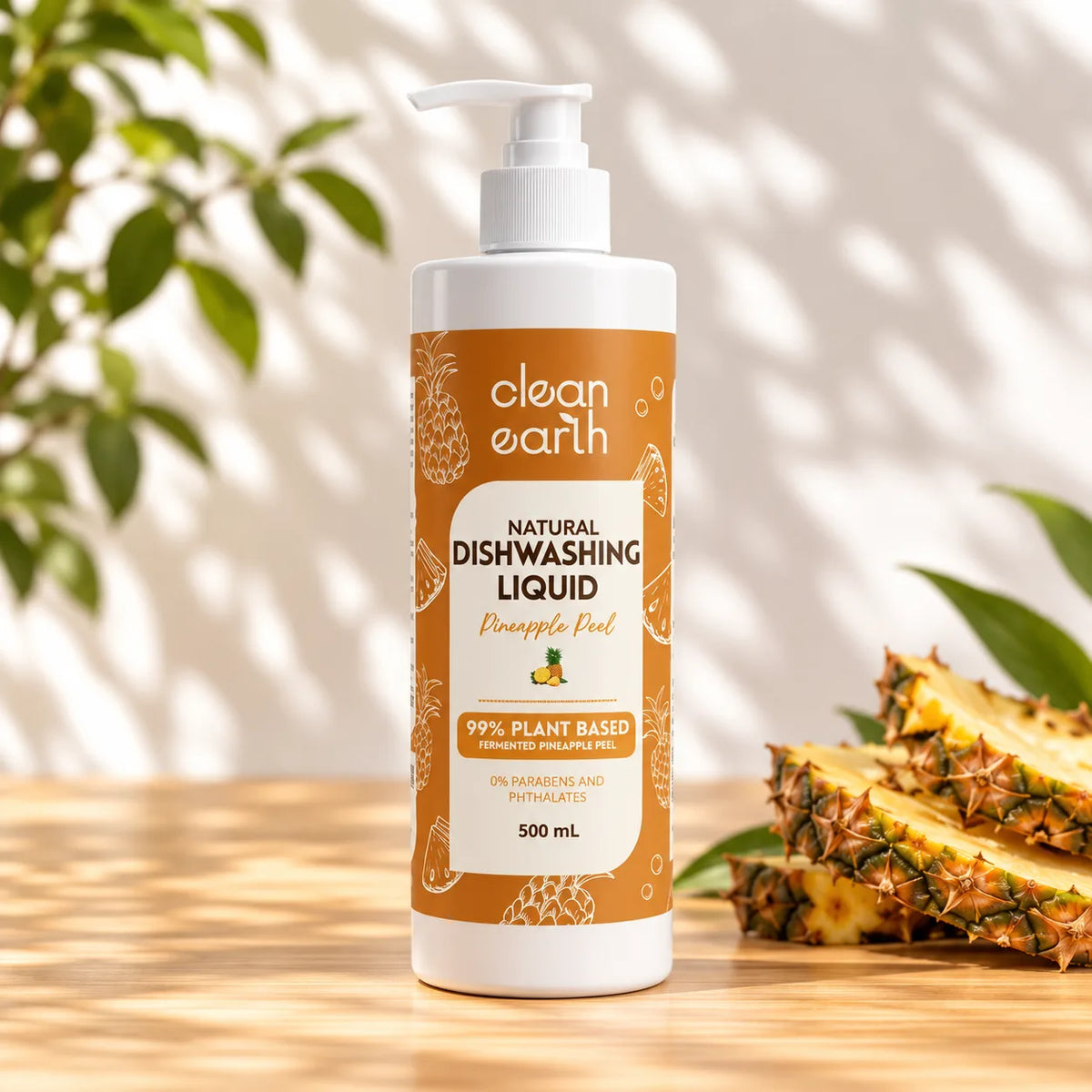 Natural Dishwashing Liquid Pineapple 500ml