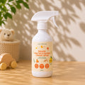 Clean Earth non-toxic baby-safe high chair and play mat cleaning spray with natural sour pineapple scent