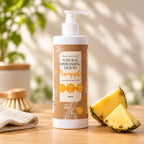 Clean Earth Project non-toxic plant-based dishwashing liquid that is baby-safe and gentle on sensitive hands