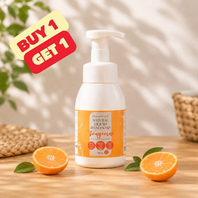 Natural Foaming Liquid Hand Soap Tangerine 300ml
